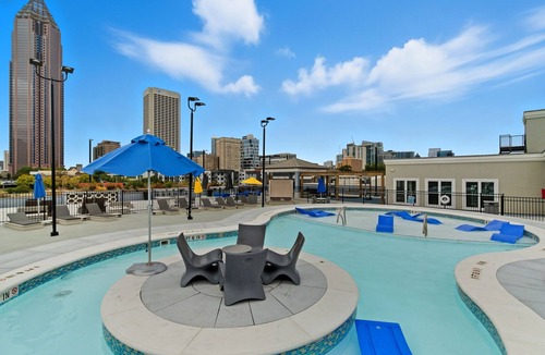 Old Fourth Ward Apartment | FIFA 26 Stylish Midtown 1BR Retreat with Pool and Gym