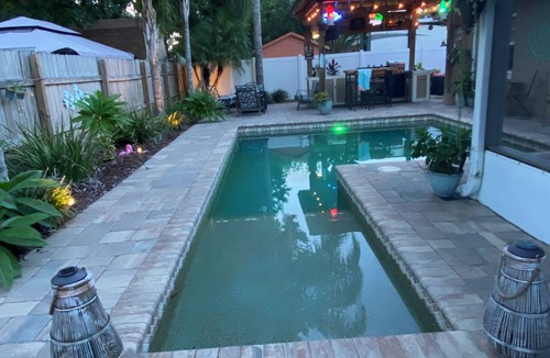 Port Orange House | FINS UP - Amazing spacious home with outdoor kitchen, private pool and hot tub