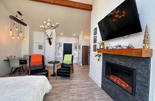 Sylvan Shores Cabin | Firefly1 - luxury treehouse, hot tub, lake access, ample parking, full kitchen