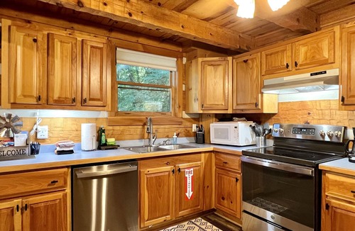 Sevierville Cabin | Fishing Pond, Wifi, Corn Hole, Easy Roads, Hot Tub, Fire Pit, Dog Friendly!