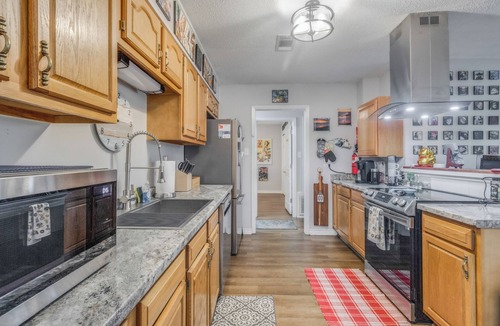 Ocean Springs House | Free Golf Cart! Cruise to Beach & Town, Sleeps 6