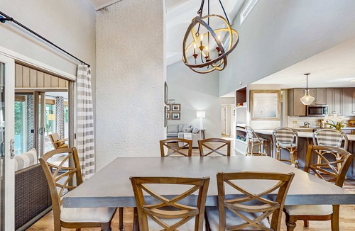 Oceanside House | Fully Renovated Sea Pines Home w/Private Pool Six Rows from the Water - Dogs OK