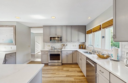 Oceanside House | Fully Renovated Sea Pines Home w/Private Pool Six Rows from the Water - Dogs OK