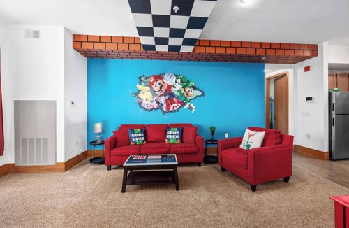 Grandville Apartment | Game On! Nintendo-Themed Stay at The Grand Castle