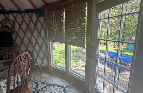 Luray RV Rental | “Glamping” in the mystical Painted Horse Yurt on the Legendary Shenandoah River!