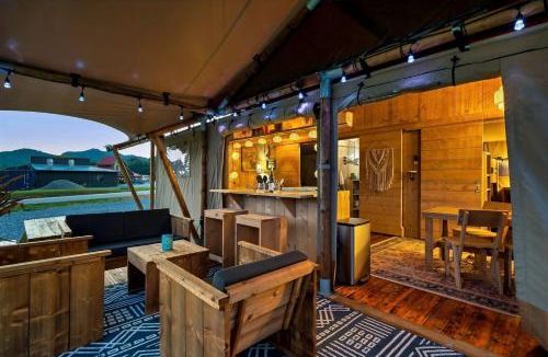 Wears Valley Other | Glorious Tented Cabin with Fire Pit and Gorgeous Sky Views in Sevierville, Tennessee