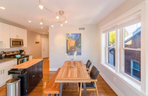 St. Louis Apartment | Gorgeous Minimalist Gem w/Fenced Backyard + W/D