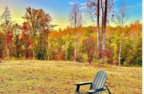 Mill Spring House | Harmony House-Near TIEC & Vineyards,Pool Table,Fire Pit,Sleeps 8,Mountain Views
