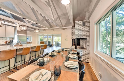 Lancaster House | Herrington Lake Retreat w/Dock, 1 Mi to Marina!