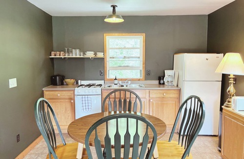 Hessel Cabin | Hessel Bay Cabin #6: Lake Huron waterfront cabin sleeps 4.