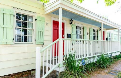 Beach Institute Cottage | Historic Charming Cottage with King Bed for Two by Lucky Savannah