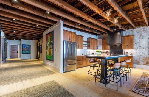 Morganton Apartment | Historic Loft in the Heart of Downtown Morganton