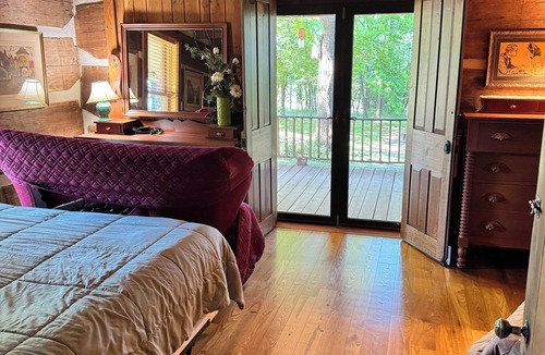Dixon Springs Cabin | Historic Log Cabin on 200 acre farm, pasture and forest with panoramic views!