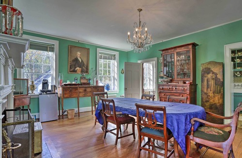 Warrenton House | Historic Warrenton Home w/Patio & Hot Tub!