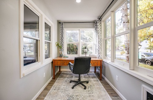 Northeast South Bend House | Hot Tub, Fire Pit—Walk to Notre Dame and Downtown