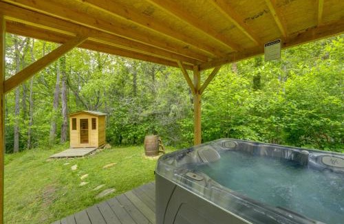 Canton House | Hot Tub, Fire Pit: Waynesville Getaway Near Hiking