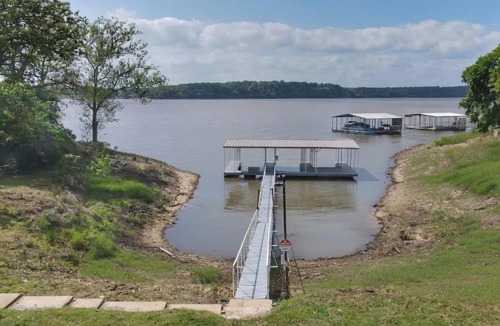 Grove House | Hot Tub, Pool, Dock: 2 Cabins Lakeview Grand Lake