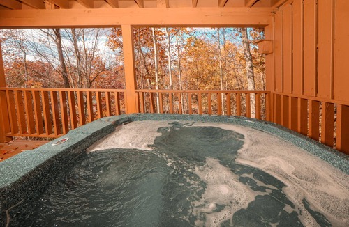 Sevierville Cabin | Hot Tub, Pool Table, Private Deck, Pool Access, Fishing, Putt Putt, Tennis