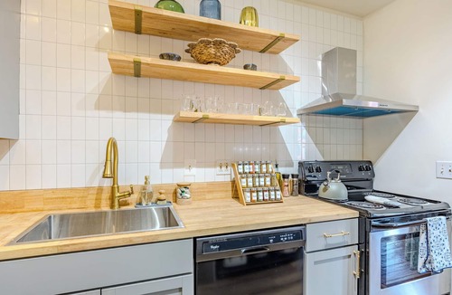 Downtown Apartment | Huge 1br apt, baby-friendly, dogs, walkable downtown