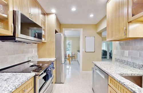 Ringling Estates House | Huge Home with Pool, Home Office, & Sunroom Walk to Lido Beach