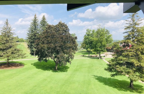 Gaylord Condo | Incredible view at Otsego Resort! Just renovated! Two balconies.
