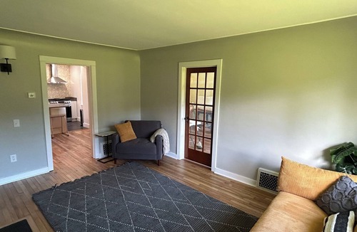 Charlevoix Cottage | Ironton Stone Cottage, walk to Lake Charlevoix beach.