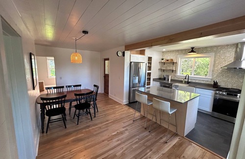 Charlevoix Cottage | Ironton Stone Cottage, walk to Lake Charlevoix beach.