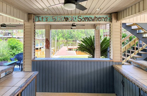 Kiln House | It's 5'O-Clock Here on the Dock! Swim, Chill, Fish, boat, and make memories!