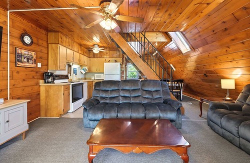 Stevensville Ski Chalet | Juniper Presents: Chalet #56 Screened Porch, Pool & Resort Amenities
