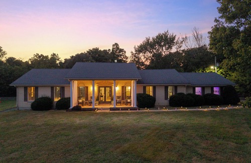 Perry Park House | Kentucky Derby Stay: Bourbon Trail Home w/Pool, Speakeasy, Dog-Friendly, Games