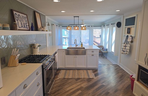 Angola House | Lake James Lakehouse w/Deck, Dockspace, Views & room for 8!