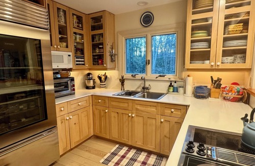 Bridgman House | Lake Michigan Beachfront Home - Private beach, pool & woods outside your door