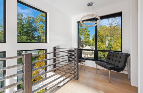Benton Harbor House | Lake views, Hot tub, Private beach, Fire pit