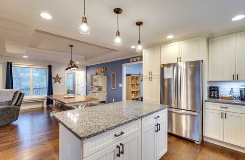 Butler House | Lakefront Butler Home w/Hot Tub & Fire Pit!
