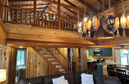 Gaylord Cabin | Lakefront cabin on all-sports lake. Fish, golf, ski. A few summer openings left!