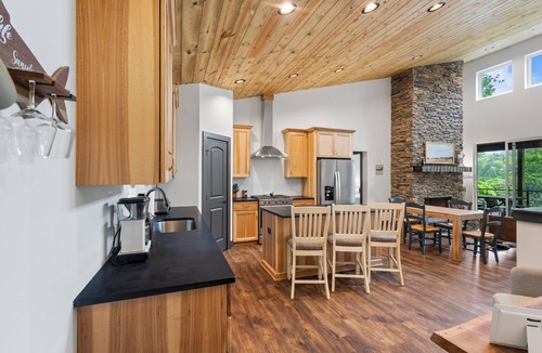 Blairsville Cabin | Lakefront Cabin - Private Dock, Firepit, Pontoon Boat Rental Available