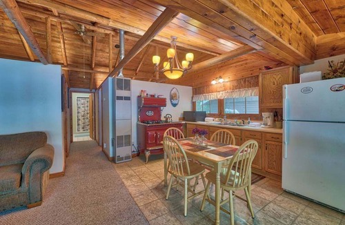 Levering Cabin | Lakefront Cabin w/Private Beach, Fire Pit & Kayaks