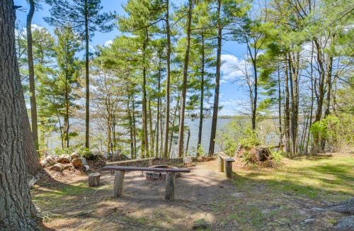 Chetek House | Lakefront Chetek Haven: Dock, Screened Gazebo