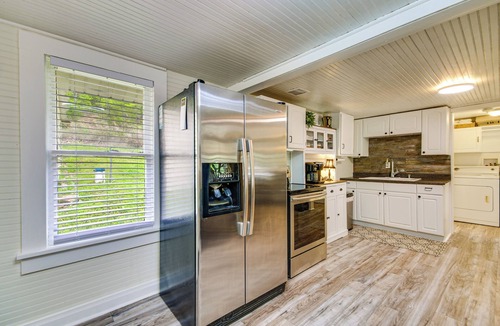 Roach House | Lakefront Ozarks Home w/Private Dock & Patio!