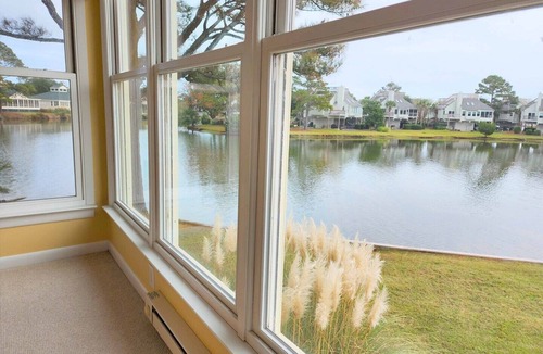 Litchfield by the Sea Condo | Lakeside 58A- Lakefront, Pool, Clubhouse and Tennis Courts, Walking Paths