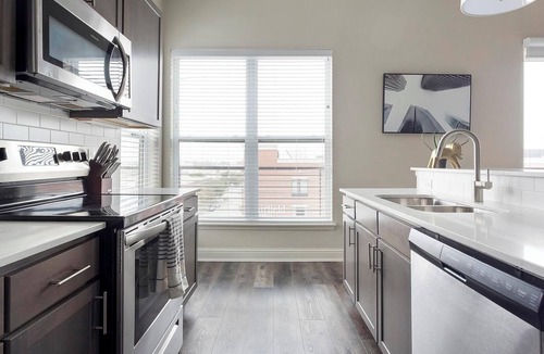Brady Arts District Apartment | Landing | Chic 2BD, Clubhouse, Rooftop Lounge