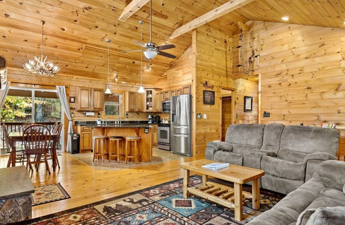 Mill Spring Cabin | Log Cabin Near Lake Lure, Tryon, and Asheville!