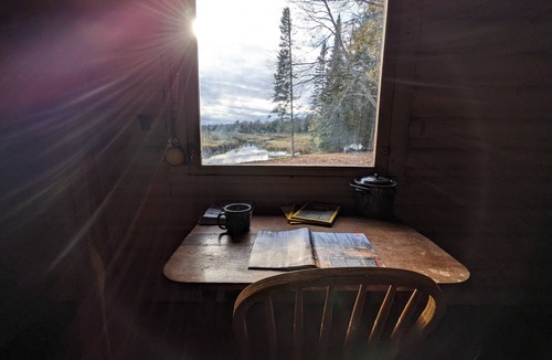 Gerrish Township Cabin | LOG CABIN W/SAUNA ON THE CUT RIVER AT HIGGINS LAKE