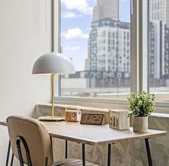 Peachtree Center Apartment | LUXE 1BR Condo with Downtown ATL view