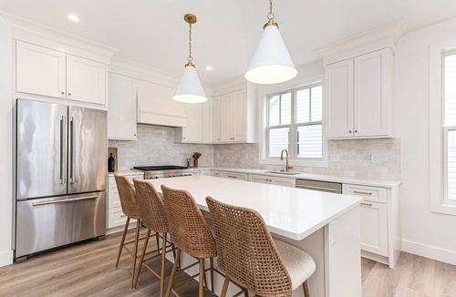 Lake Township House | Luxe Lakefront Living on Stunning Crystal Lake in Benzonia, MI