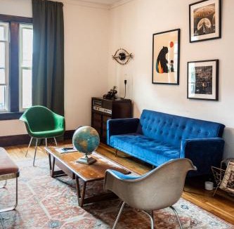 Mexicantown - Southwest Detroit House | Luxe Mid-Century Styled Historic Townhouse #1