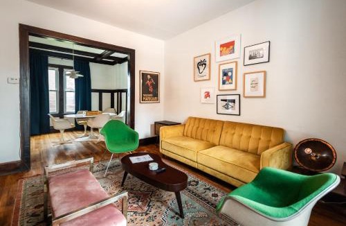 Mexicantown - Southwest Detroit House | Luxe Mid-Century Styled Townhouse #3631