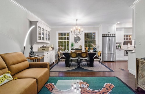 Evansville House | Luxury 4BR Forest Retreat w/Theater, Game Room, Modern Design & Total Privacy