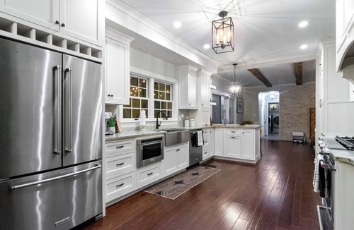 Evansville House | Luxury 4BR Forest Retreat w/Theater, Game Room, Modern Design & Total Privacy