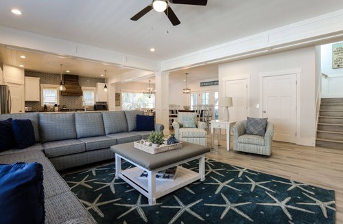 North Forest Beach House | Luxury 7 BR, 3rd Row, Pool & Spa; Sept 5-12 week OPEN! Short Term Rental#069778
